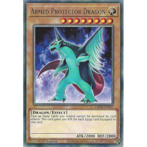 Yu-Gi-Oh TCG AMDE-EN047 R Armed Protector Dragon Amazing Defenders