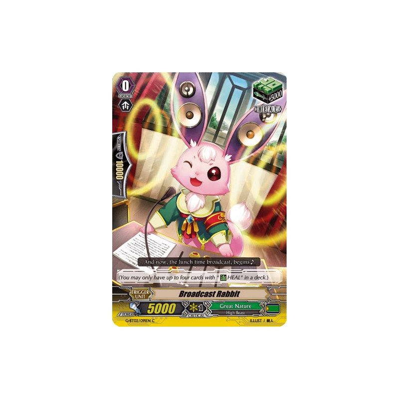 Vanguard_TCG_card_G-BT02_091EN_C_Broadcast_Rabbit_Soaring_Ascent_of_Gale_Blossom