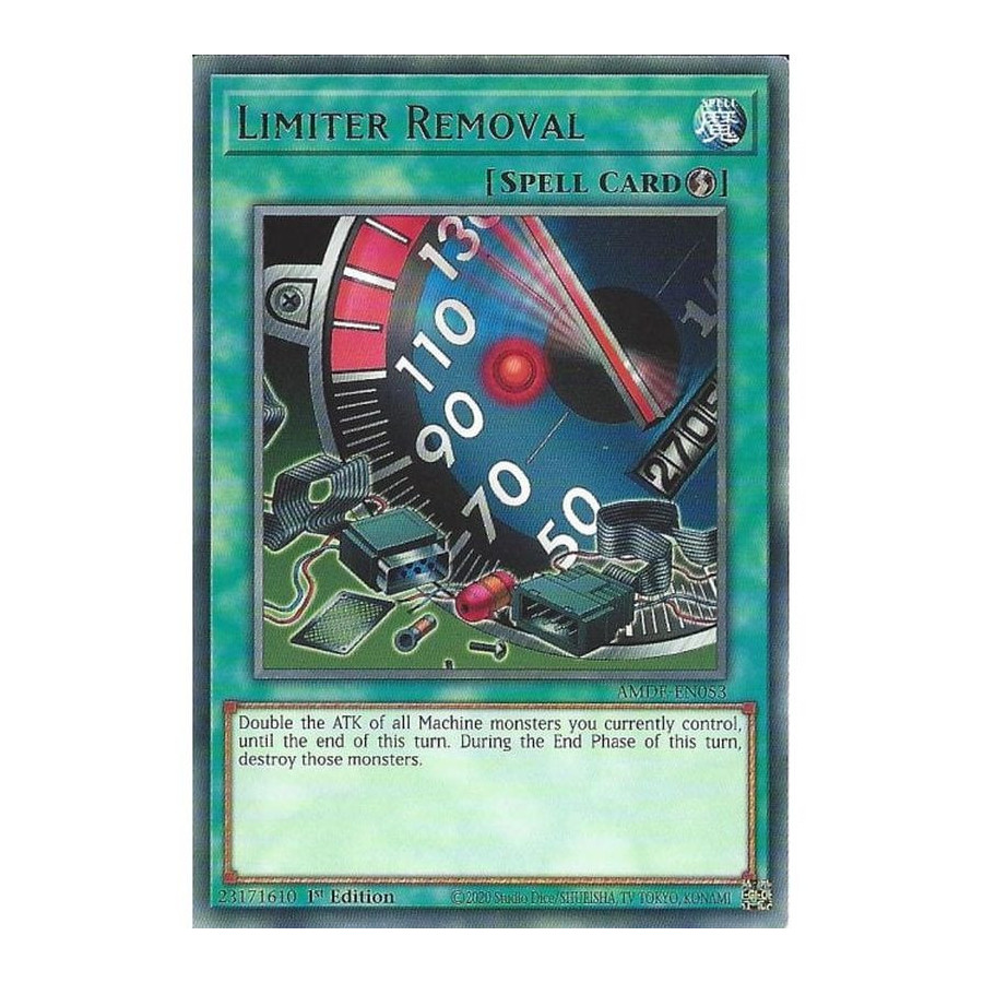 Yu-Gi-Oh TCG AMDE-EN053 R Limiter Removal Amazing Defenders