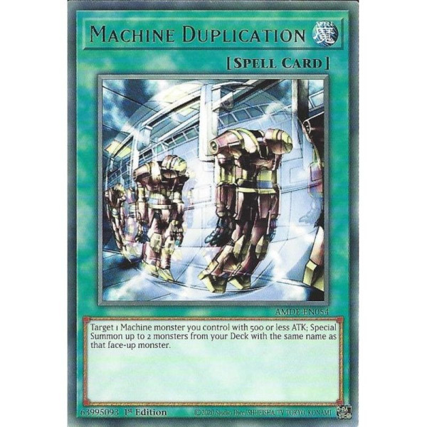 Yu-Gi-Oh TCG AMDE-EN054 R Machine Duplication Amazing Defenders
