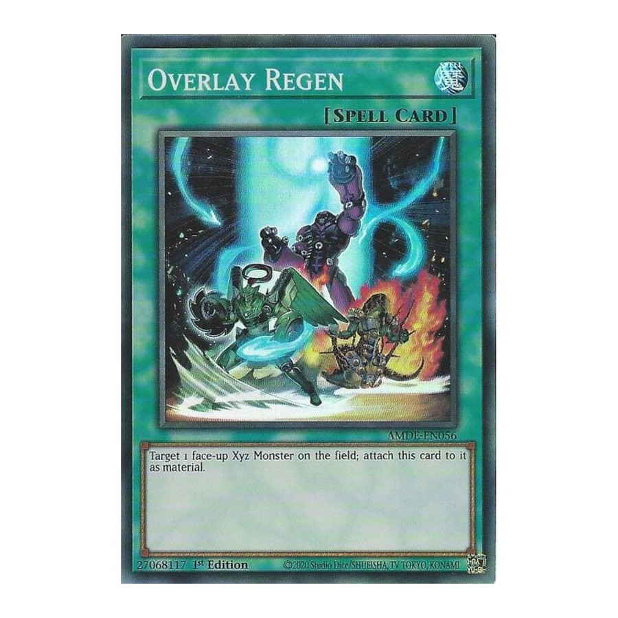Yu-Gi-Oh TCG AMDE-EN056 SR Overlay Regen Amazing Defenders