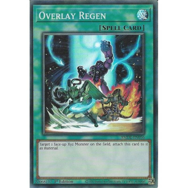 Yu-Gi-Oh TCG AMDE-EN056 SR Overlay Regen Amazing Defenders