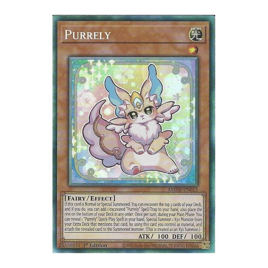 Yu-Gi-Oh TCG AMDE-EN013 CR Purrely Amazing Defenders