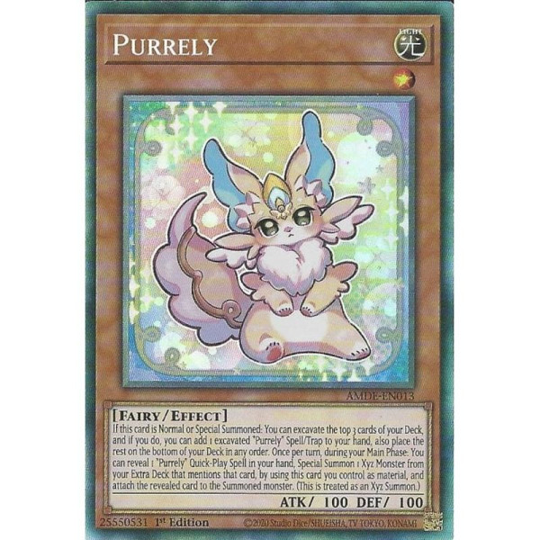 Yu-Gi-Oh TCG AMDE-EN013 CR Purrely Amazing Defenders