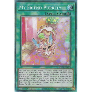 Yu-Gi-Oh TCG AMDE-EN020 CR My Friend Purrely Amazing Defenders