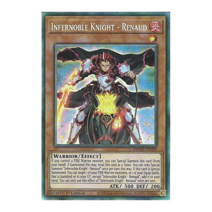 Yu-Gi-Oh TCG AMDE-EN038 CR Infernoble Knight - Renaud Amazing Defenders