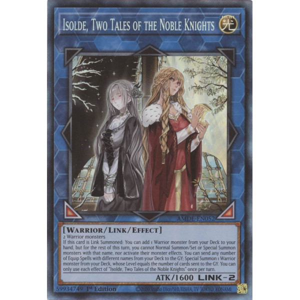 Yu-Gi-Oh TCG AMDE-EN052 CR Isolde, Two Tales of the Noble Knights Amazing Defenders