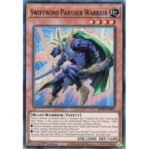 Yu-Gi-Oh TCG BETB-EN001 SR Swiftwind Panther Warrior Beyond the Brave