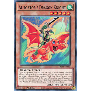 Yu-Gi-Oh TCG BETB-EN002 C Alligator's Dragon Knight Beyond the Brave