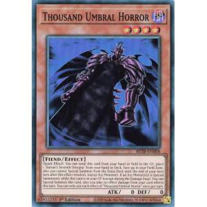 Yu-Gi-Oh TCG BETB-EN008 SR Thousand Umbral Horror Beyond the Brave