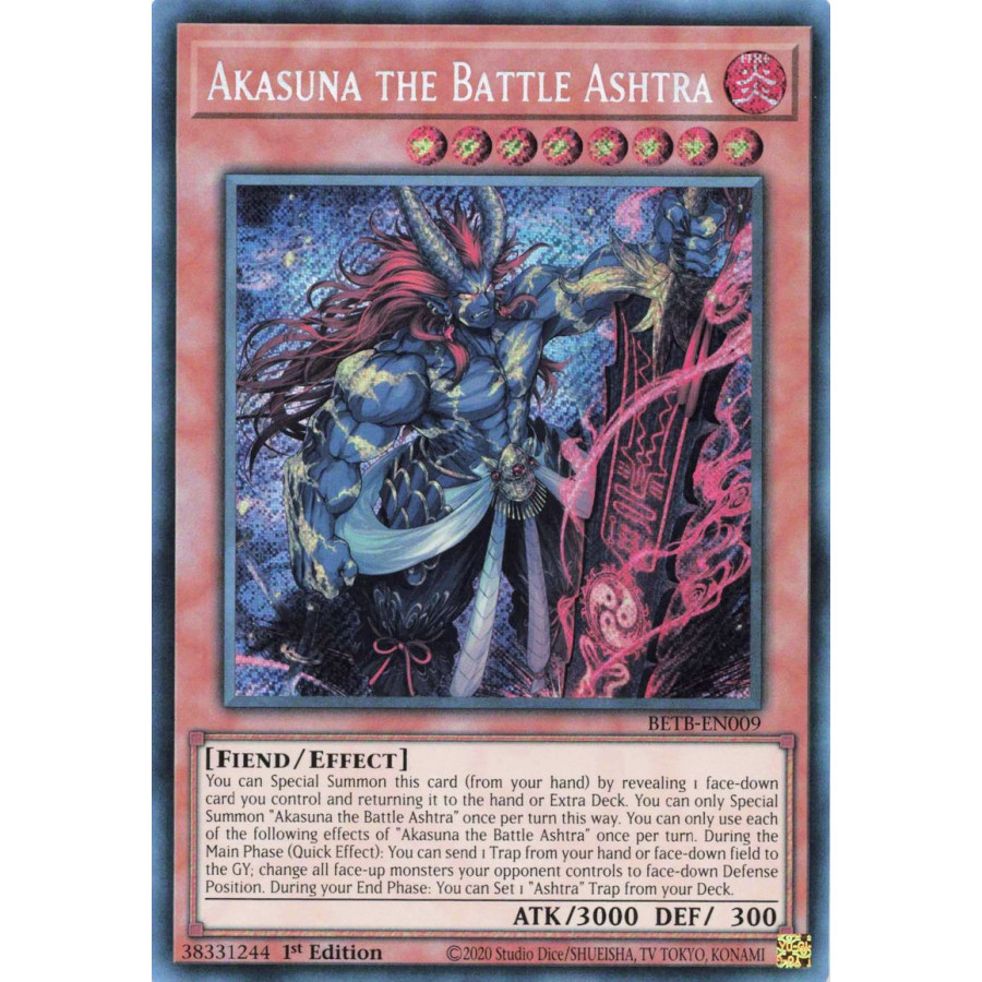 Yu-Gi-Oh TCG BETB-EN009 SE Akasuna the Battle Ashtra Beyond the Brave