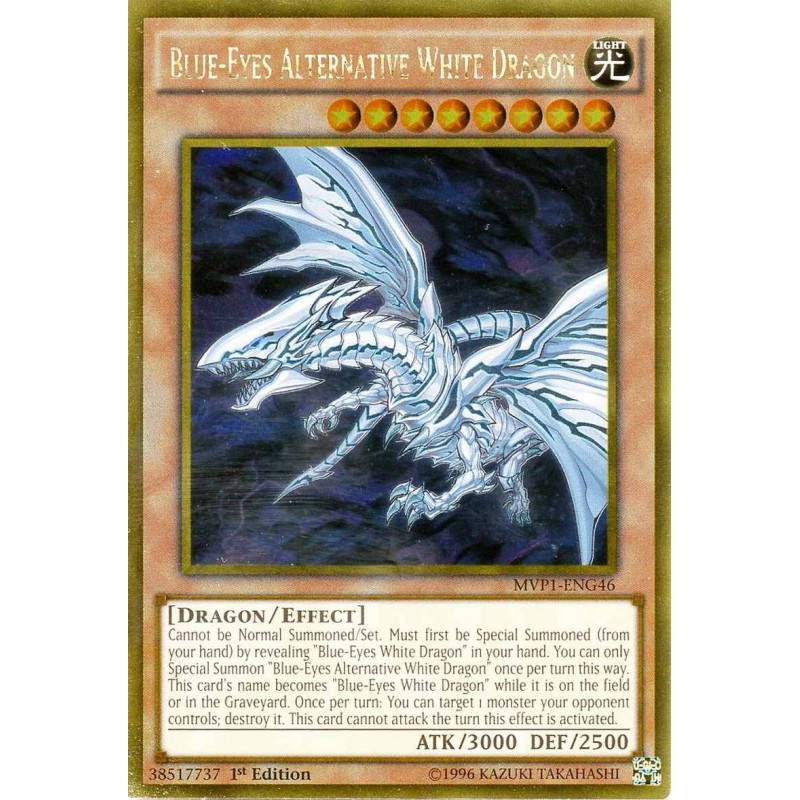 Purchase Blue Eyes Alternative White Dragon The Dark Side Of Dimensions Movie Pack Edition Gold Yu Gi Oh Cartajouer