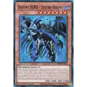 Yu-Gi-Oh TCG BETB-EN021 SR Destiny HERO - Destro-Dogma Beyond the Brave