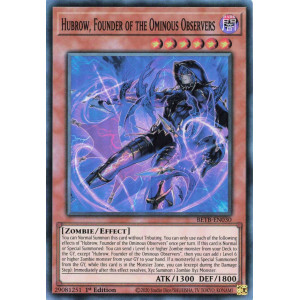 Yu-Gi-Oh TCG BETB-EN030 SR Hubrow, Founder of the Ominous Observers Beyond the Brave