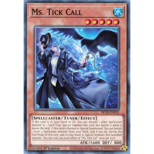 Yu-Gi-Oh TCG BETB-EN031 C Ms. Tick Call Beyond the Brave
