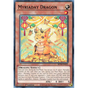 Yu-Gi-Oh TCG BETB-EN035 C Myriaday Dragon Beyond the Brave