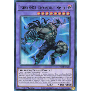 Yu-Gi-Oh TCG BETB-EN037 SR Destiny HERO - Dreadnought Master Beyond the Brave