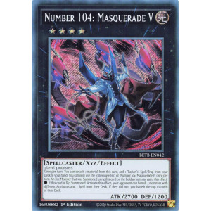 Yu-Gi-Oh TCG BETB-EN042 SE Number 104: Masquerade V Beyond the Brave