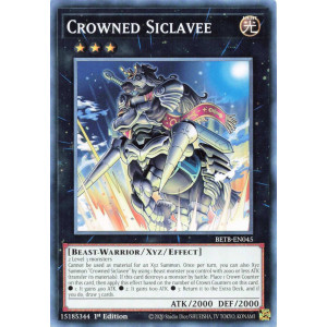 Yu-Gi-Oh TCG BETB-EN045 C Crowned Siclavee Beyond the Brave