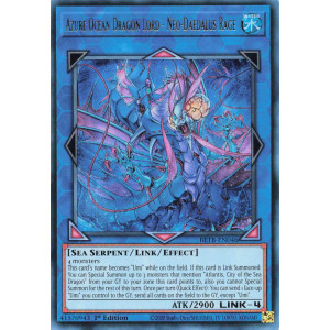 Yu-Gi-Oh TCG BETB-EN046 UR Azure Ocean Dragon Lord - Neo-Daedalus Rage Beyond the Brave