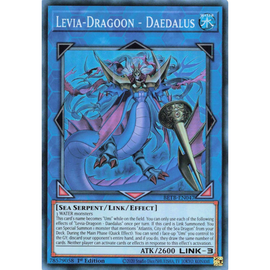 Yu-Gi-Oh TCG BETB-EN047 SR Levia-Dragoon - Daedalus Beyond the Brave