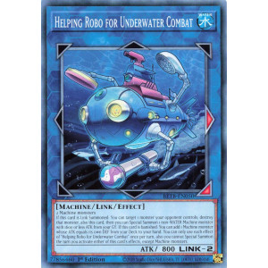 Yu-Gi-Oh TCG BETB-EN050 C Helping Robo for Underwater Combat Beyond the Brave