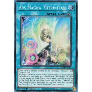 Yu-Gi-Oh TCG BETB-EN061 SR Ars Magna Citrinitas Beyond the Brave