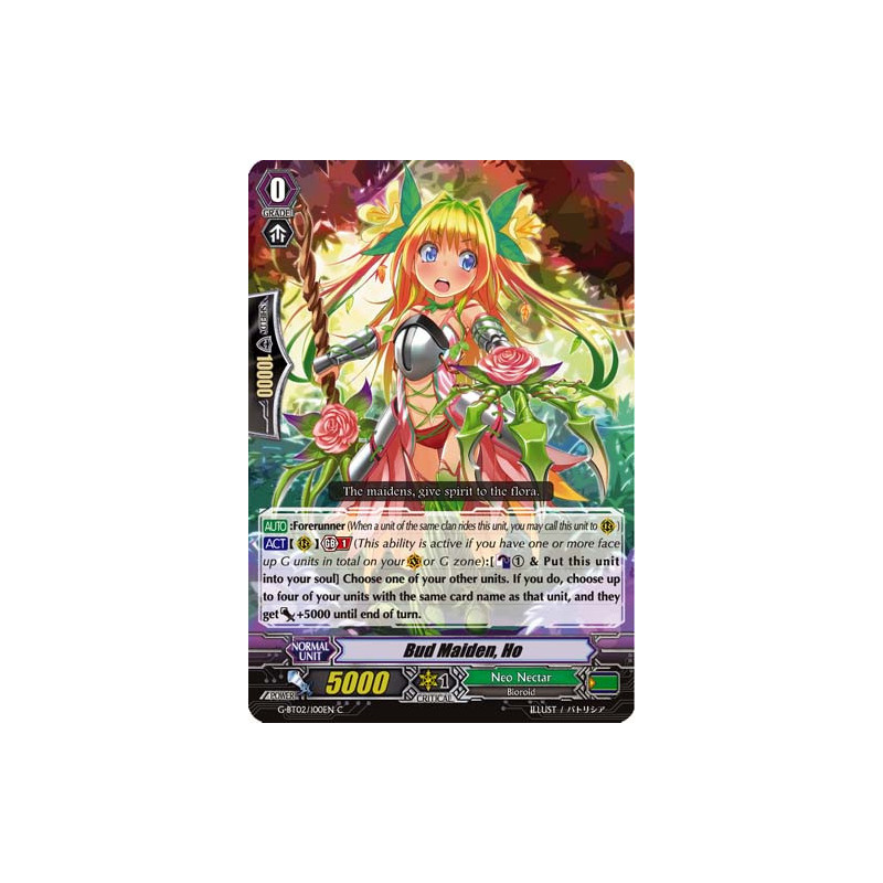 Vanguard_TCG_card_G-BT02_100EN_C_Bud_Maiden_Ho_Soaring_Ascent_of_Gale_Blossom