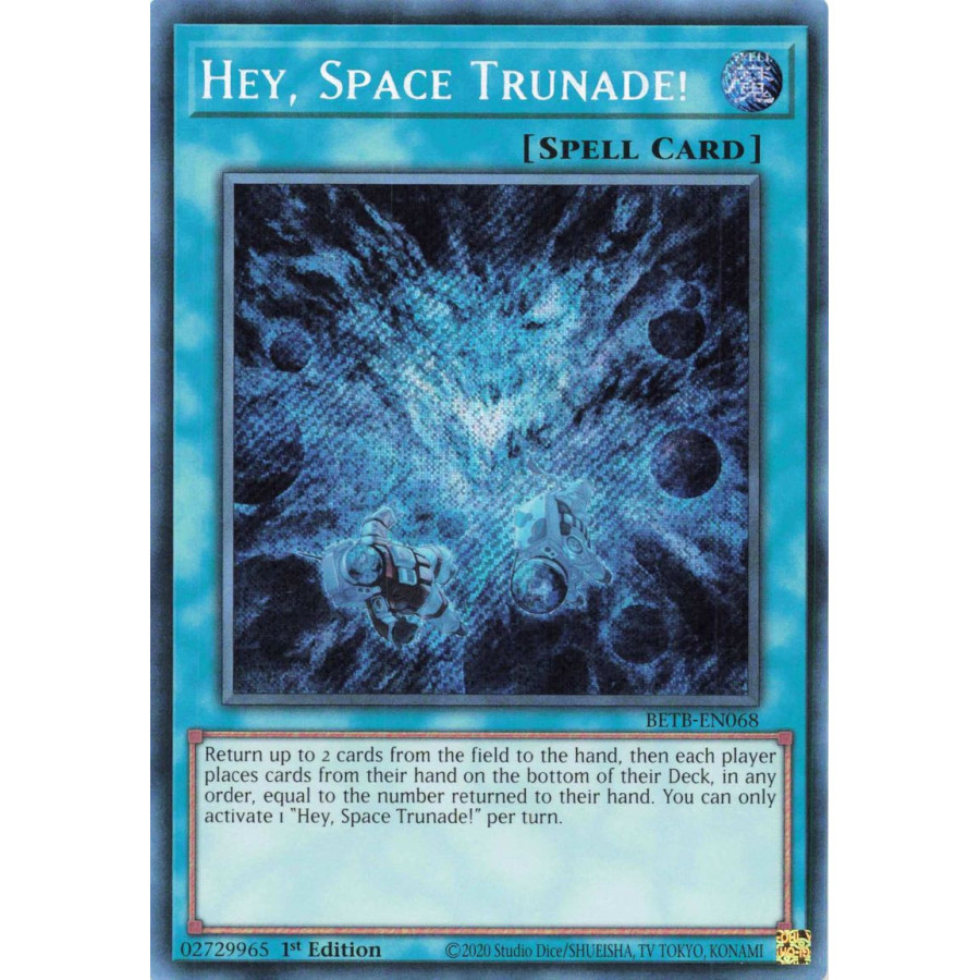 Yu-Gi-Oh TCG BETB-EN068 SE Hey, Space Trunade! Beyond the Brave