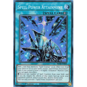 Yu-Gi-Oh TCG BETB-EN069 SR Spell Power Attainment Beyond the Brave