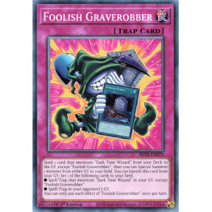 Yu-Gi-Oh TCG BETB-EN070 C Foolish Graverobber Beyond the Brave