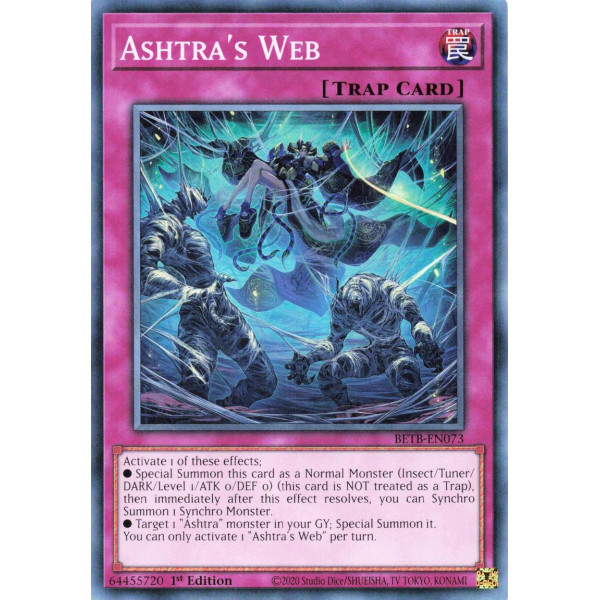 Yu-Gi-Oh TCG BETB-EN073 C Ashtra's Web Beyond the Brave
