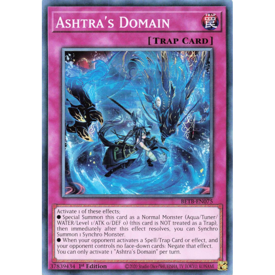 Yu-Gi-Oh TCG BETB-EN075 C Ashtra's Domain Beyond the Brave