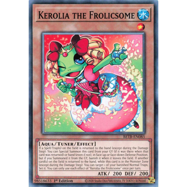 Yu-Gi-Oh TCG BETB-EN085 C Kerolia the Frolicsome Beyond the Brave
