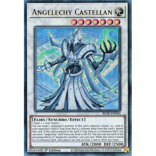 Yu-Gi-Oh TCG BETB-EN090 UR Angelechy Castellan Beyond the Brave