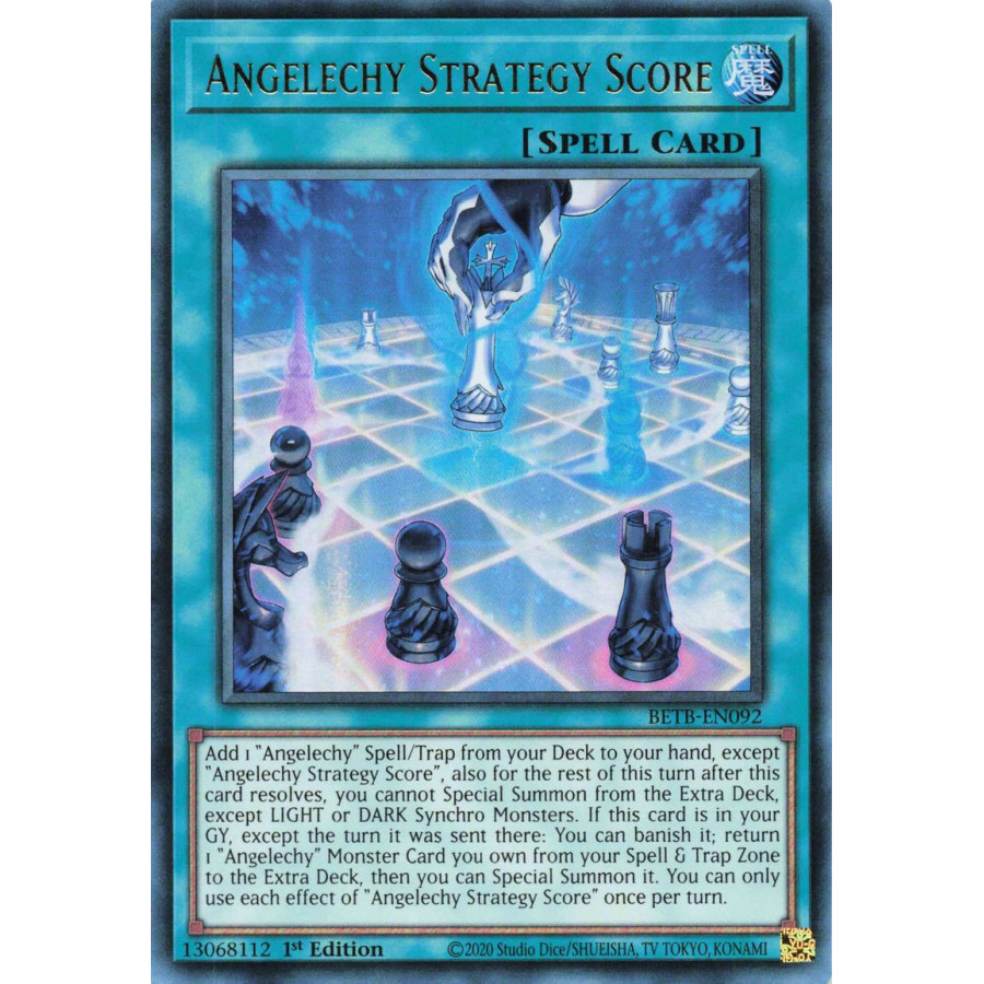 Yu-Gi-Oh TCG BETB-EN092 UR Angelechy Strategy Score Beyond the Brave