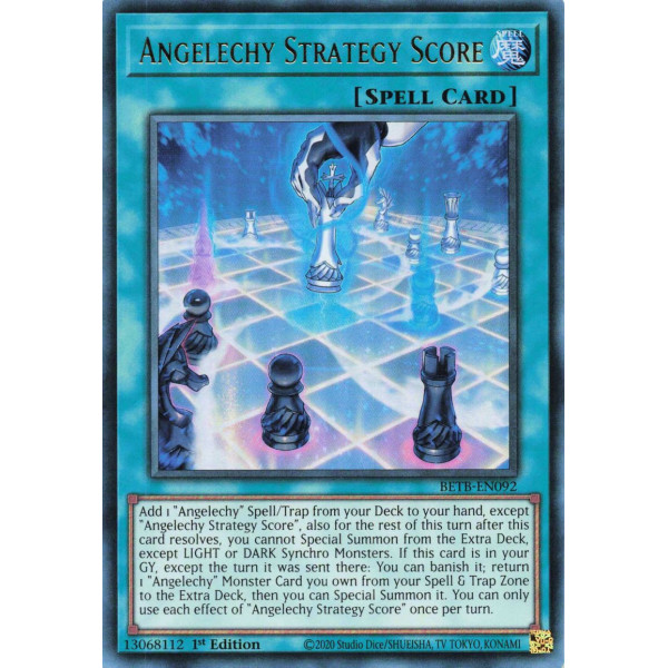 Yu-Gi-Oh TCG BETB-EN092 UR Angelechy Strategy Score Beyond the Brave