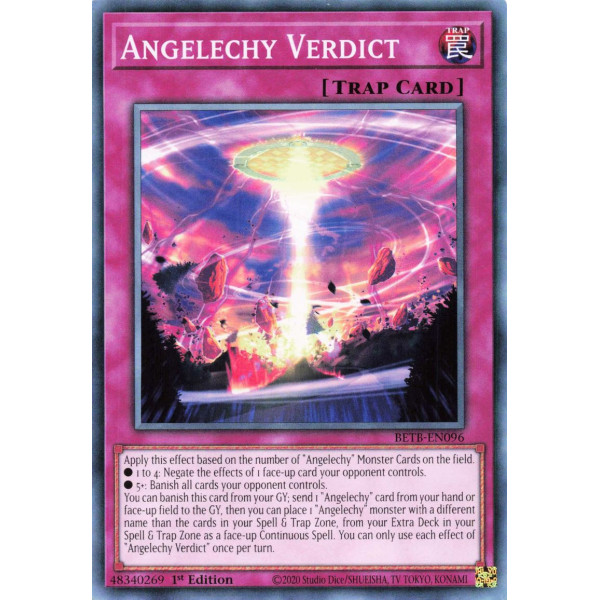 Yu-Gi-Oh TCG BETB-EN096 C Angelechy Verdict Beyond the Brave