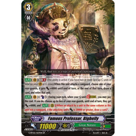 Vanguard_TCG_card_G-BT02_S07EN_SP_Famous_Professor_Bigbelly_Soaring_Ascent_of_Gale_Blossom