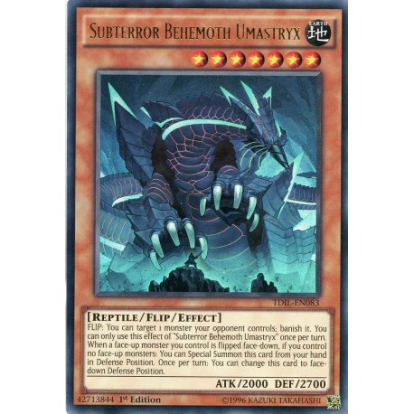 Subterror Behemot Umastryx TDIL EN083 Ultra Rare 1st Edition Yugioh