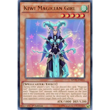 Ultra Rare, 1. Edition Yu-Gi-Oh Sorcerer NM MVP1-DE016 Kiwi-Magician Girl 
