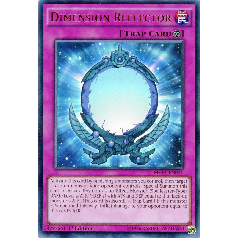 BONUS Dimension Reflector MVP1-EN023 1st Edition Ultra Rare NM 