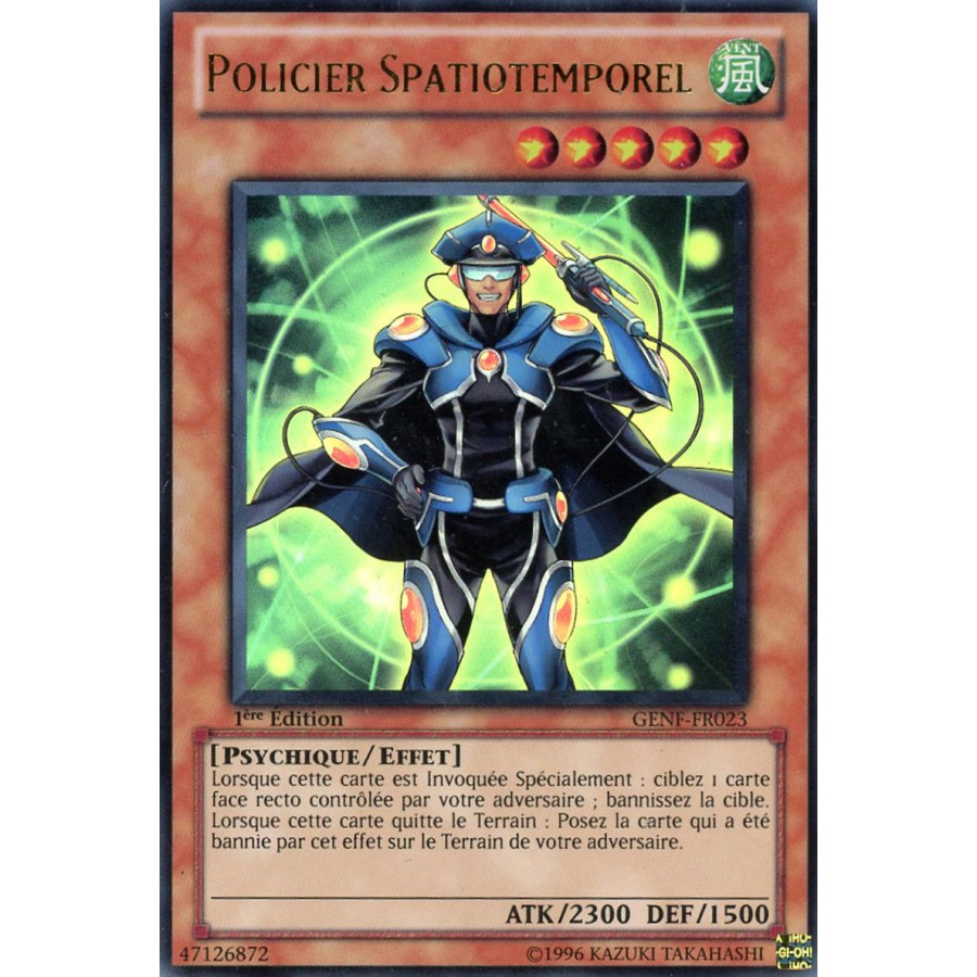 Yu-Gi-Oh TCG GENF-FR023 UR Policier Spatiotemporel La Force des Générations