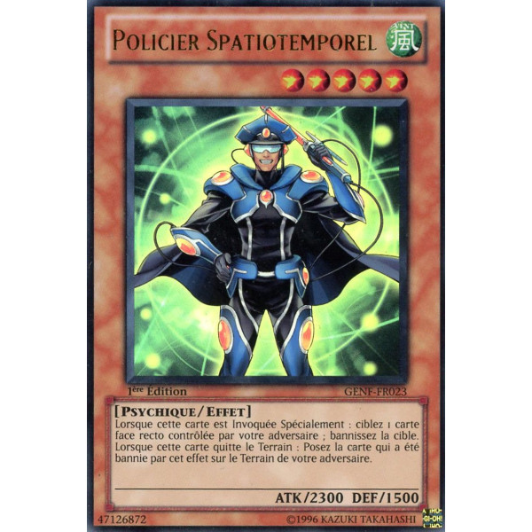 Yu-Gi-Oh TCG GENF-FR023 UR Policier Spatiotemporel La Force des Générations
