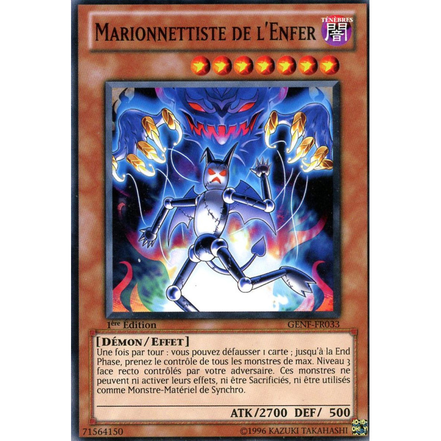 Yu-Gi-Oh TCG GENF-FR033 C Marionnettiste de l'Enfer La Force des Générations