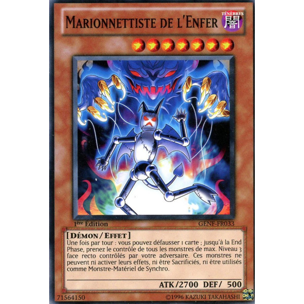 Yu-Gi-Oh TCG GENF-FR033 C Marionnettiste de l'Enfer La Force des Générations