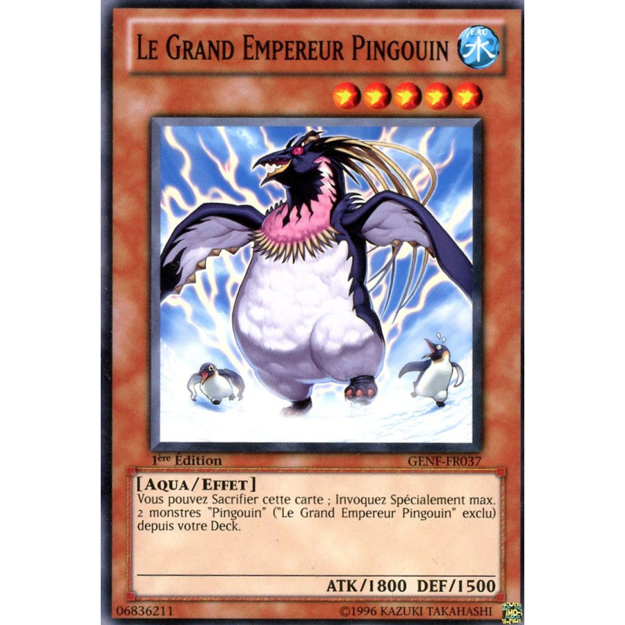 Yu-Gi-Oh TCG GENF-FR037 C Le Grand Empereur Pingouin La Force des Générations