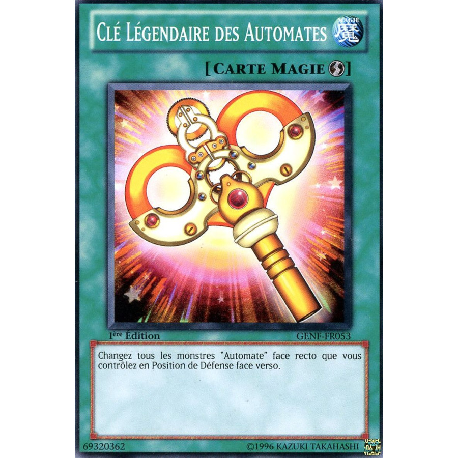 Yu-Gi-Oh TCG GENF-FR053 C Clé Légendaire des Automates La Force des Générations