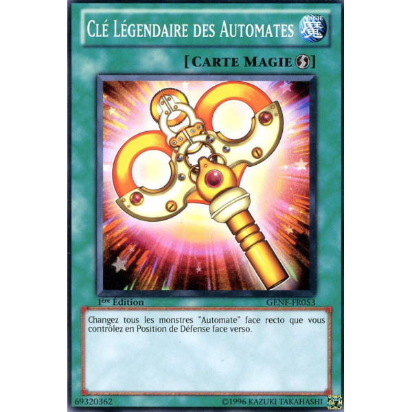 Yu-Gi-Oh TCG GENF-FR053 C Clé Légendaire des Automates La Force des Générations