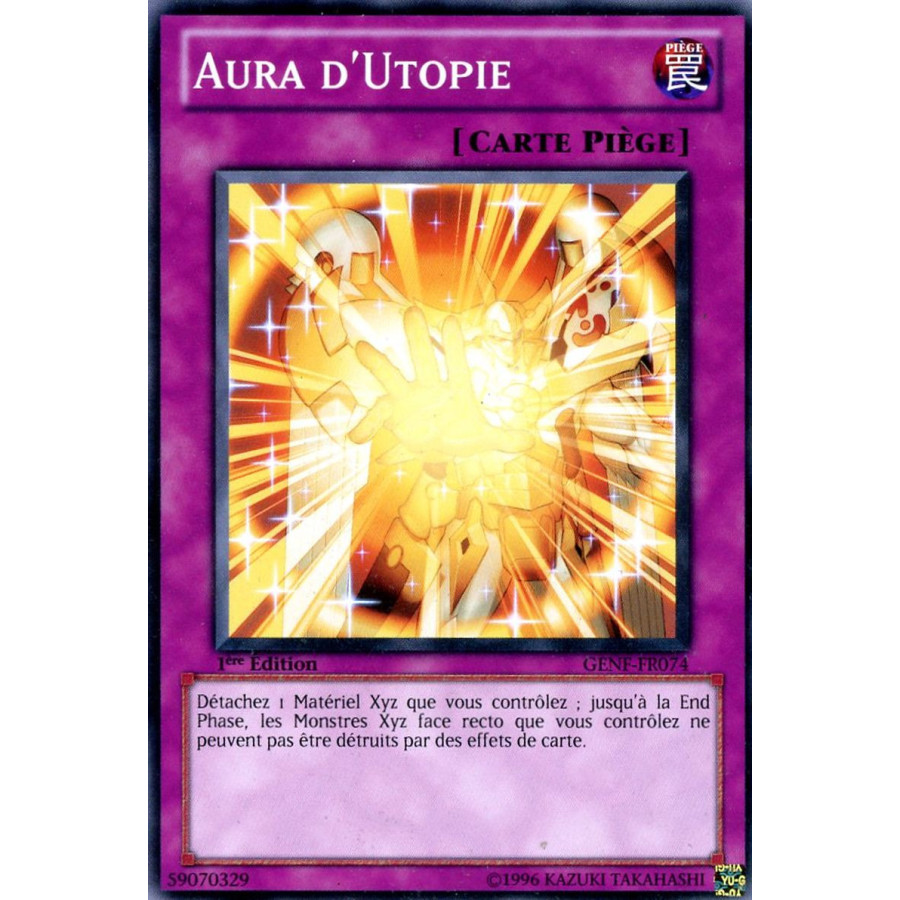 Yu-Gi-Oh TCG GENF-FR074 C Aura d'Utopie La Force des Générations